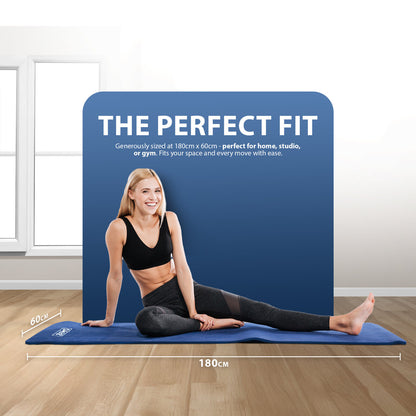 YOGA MAT 10MM THICK EXERCISE MAT GYM WORKOUT FITNESS PILATES HOME NON SLIP NBR