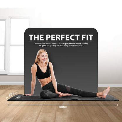 YOGA MAT 10MM THICK EXERCISE MAT GYM WORKOUT FITNESS PILATES HOME NON SLIP NBR